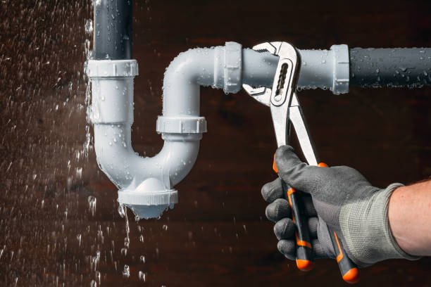 Professional Leak Detection technician working in Milford Center, OH